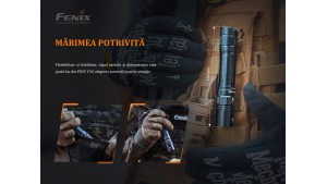 Fenix PD35 V3.0 - Lanternă Tactică - 1700 Lumeni - 357 Metri - Black